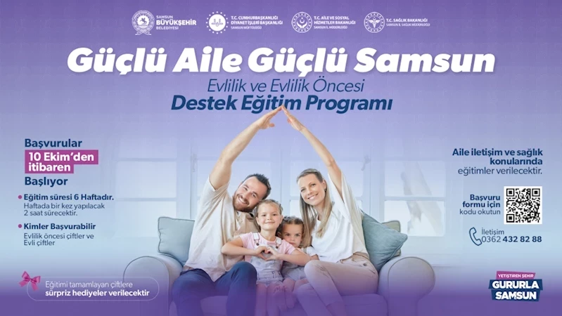 Büyükşehir’den anlamlı bir proje daha: “Güçlü aile, güçlü Samsun”