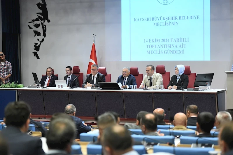 Kayseri Büyükşehir Belediye Meclisi Toplandı