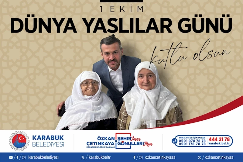 Kıymetli Büyüklerimizin 1 Ekim Dünya Yaşlılar Günü’nü Kutluyoruz