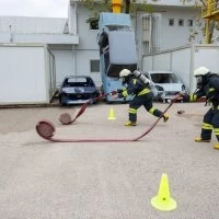 Büyükşehir’den fabrika itfaiyecilerine özel eğitim