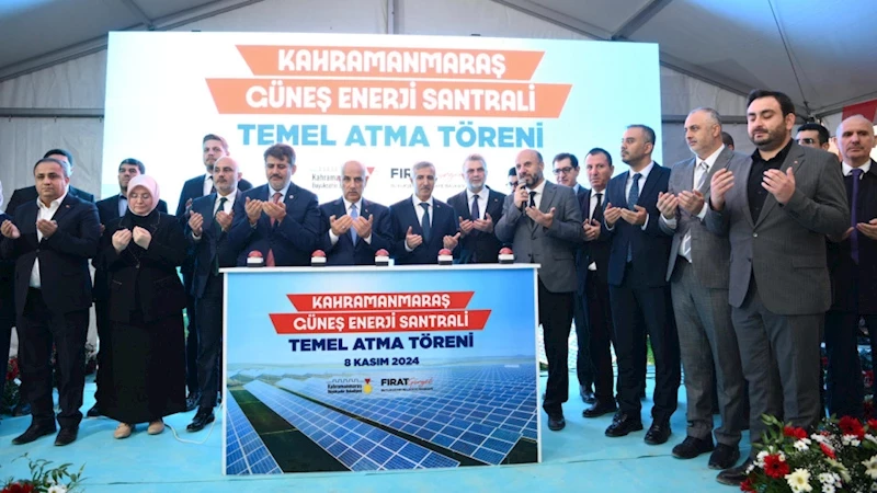 Kahramanmaraş Güneş Enerji Santrali’nin Temeli Atıldı