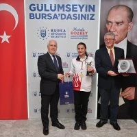 Başkan Bozbey, dünya şampiyonu Dilek Yavaş’ı ağırladı