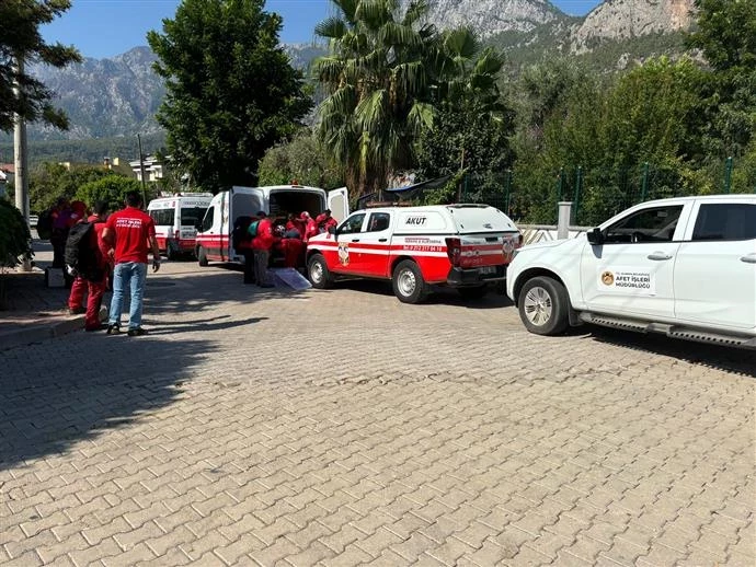 ALANYA BELEDİYESİ AFAD TATBİKATI’NA KATILDI