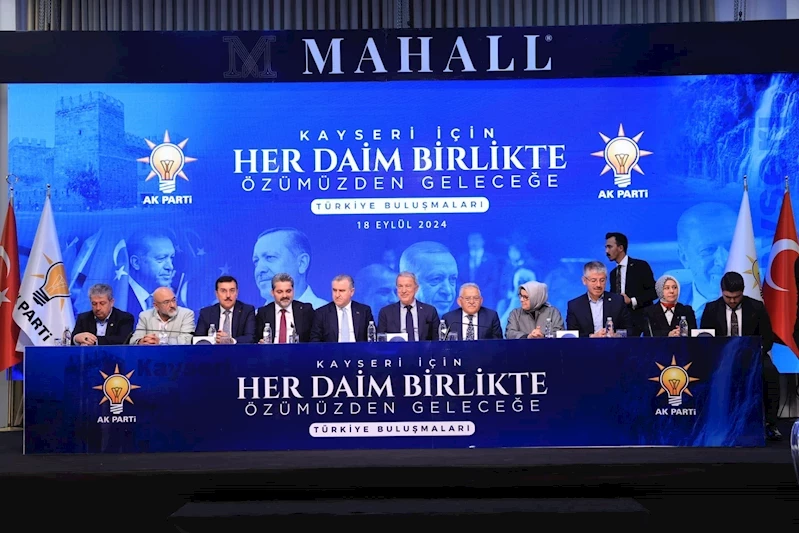 Başkan Büyükkılıç, Türkiye Buluşmaları Kapsamında Bakan Bak’a Eşlik Etti