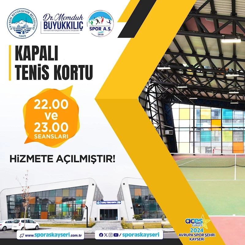 Spor A.Ş.’nin Spor Hizmetleri Sabah Başlayıp, Gece Saatlerine Kadar Uzadı