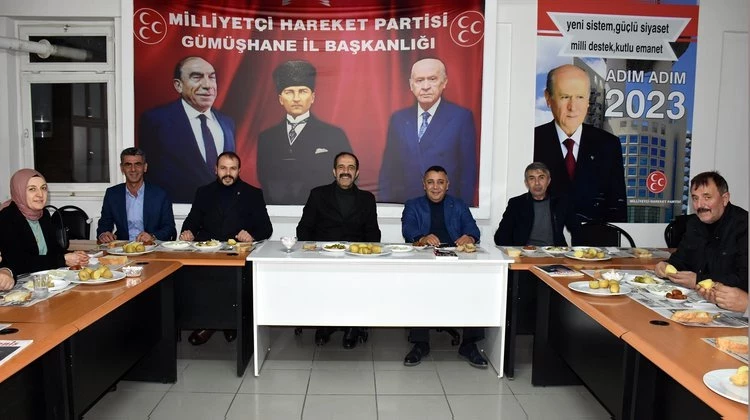 BAŞKANIMIZ, MİLLİYETÇİ HAREKET PARTİSİ İL BAŞKANLIĞIMIZI ZİYARET ETTİ