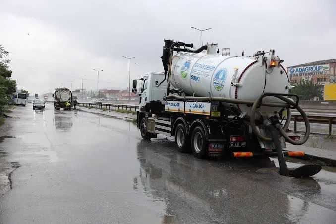 Şehir merkezinde metrekareye 24 kilogram yağış düştü