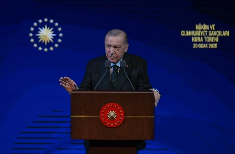 CUMHURBAŞKANI RECEP TAYYİP ERDOĞAN, ADLİ YARGI HAKİM VE CUMHURİYET SAVCILARI İLE İDARİ YARGI HAKİMLERİ KURA TÖRENİ’NDE KONUŞTU