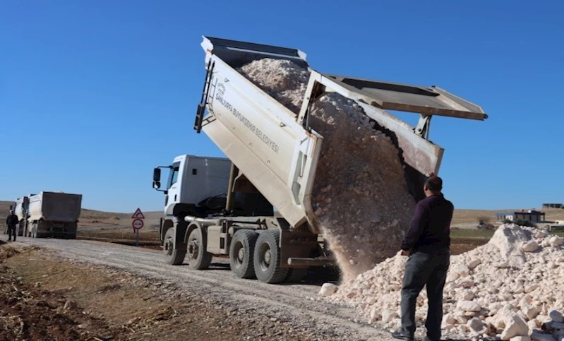 Büyükşehir Belediyesi’nden Şuayb Şehri Yolunda Stabilize Çalışması