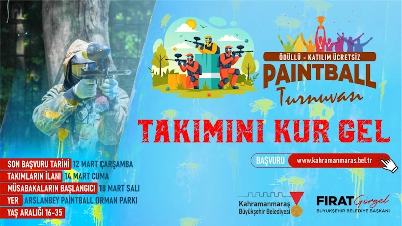 Büyükşehir’in Paintball Turnuvası Gençleri Bekliyor!